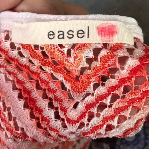 Easel Boho Mixed Print Tunic - Picture 7 of 8